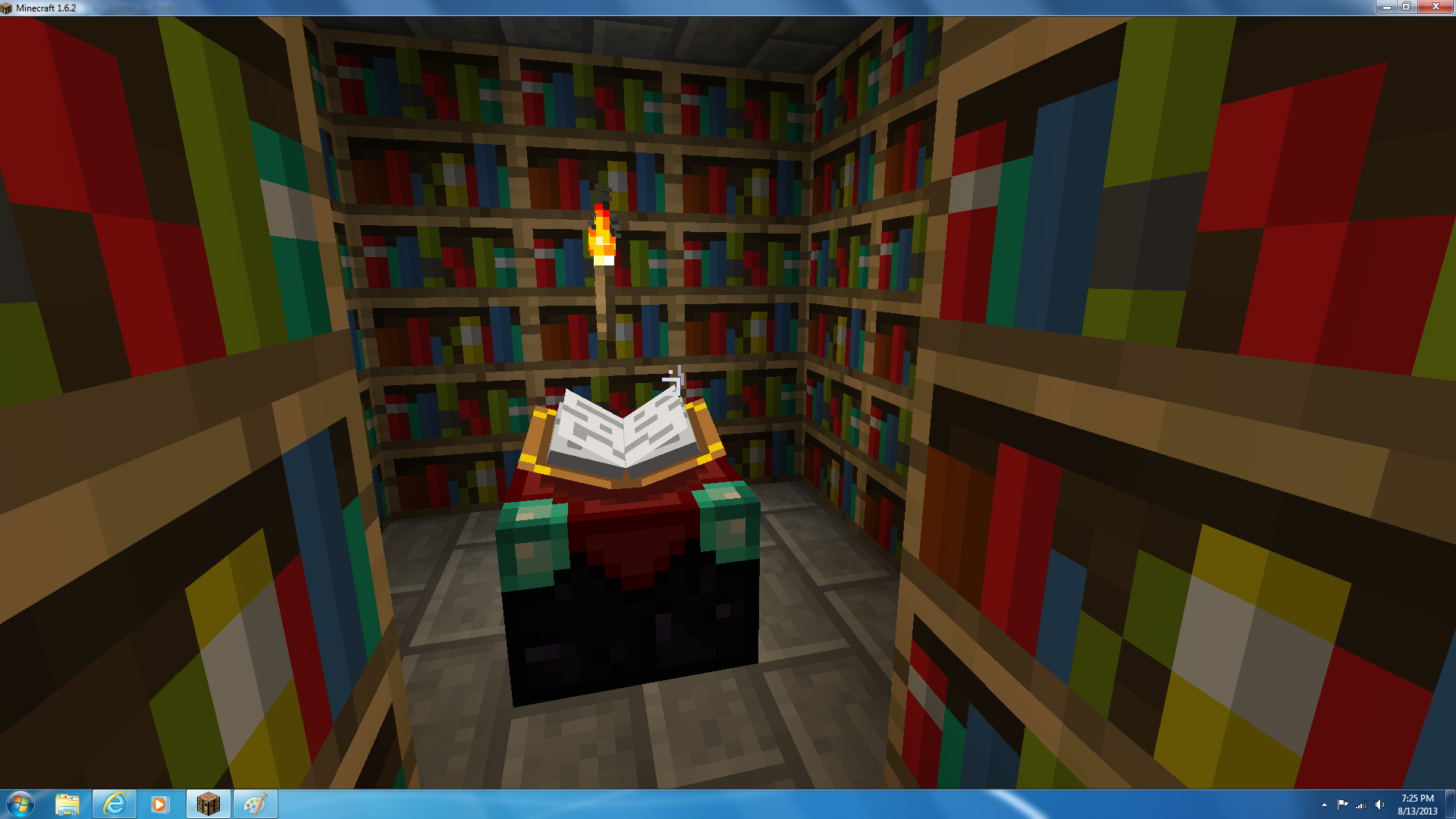 Hidden Bookshelf Door Minecraft